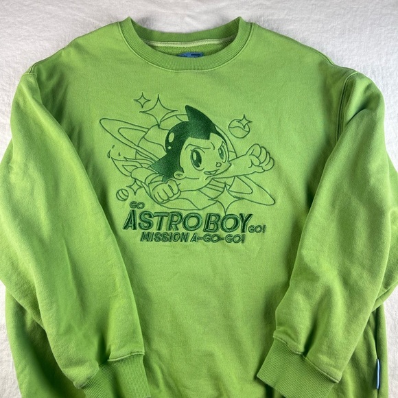 Donsmoke Other - Donsmoke Anime Green Astro Boy Graphic Sweatshirt XL. Streetwear Manga.